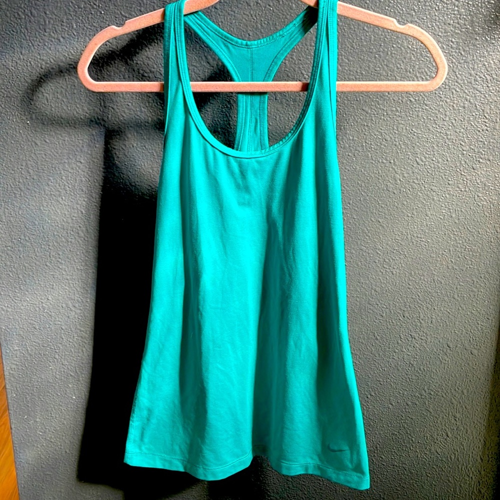 Nike racer back tank top.